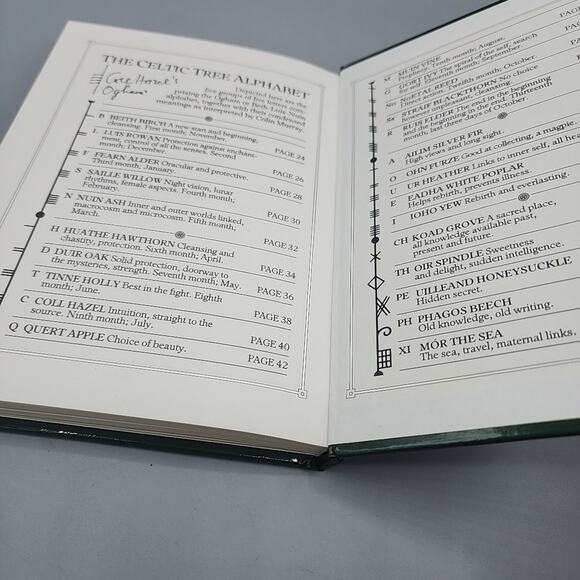 The Celtic Tree Oracle System of Divination First US Edition Hardcover - Picture 16 of 16